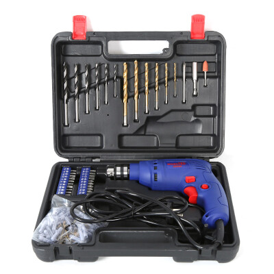 

WORKPRO W004509N Household Drill Set 136 pcs Set Toolbox Set Speed ​​Pistol Drill 320W