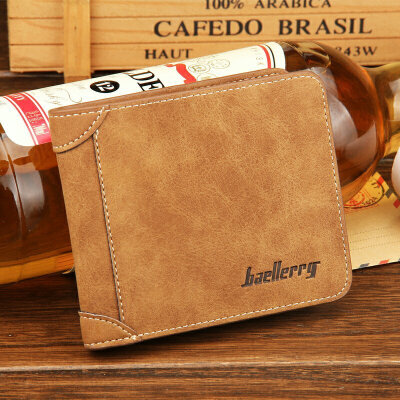 

The new male lady wallet retro matte wallet card SD card and wear thin horizontal box