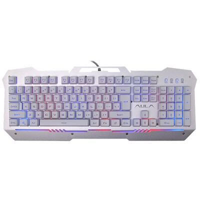 

Wolf AULA endless mixed game keyboard silver