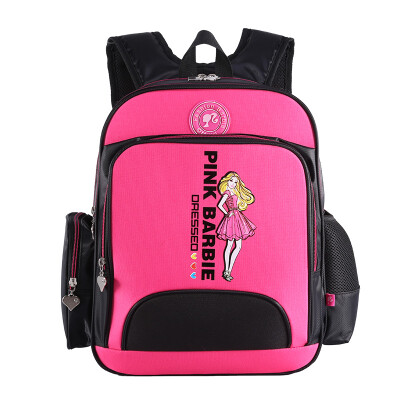 

Barbie Primary School Student Bag Schoolbag Girl Princess Princess Ridge Reduced Shoulder Backpack New Year High School Bag ZZ161160-C Pink