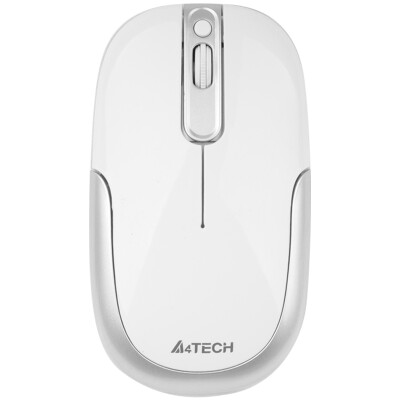 

Shuangfeiyan A4TECH G9-110F wireless mouse office mouse mouse mouse silver white