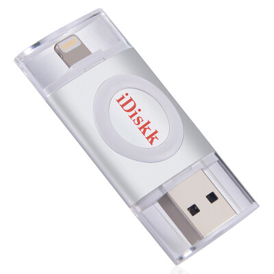 

iDiskk U002 64G флешка для Iphone/iPad c официальным признанием MFi сертификат iPhone/iPad и для ноутбуков розово-золотой