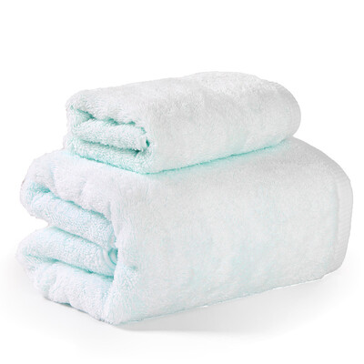 

Montagut towel home textile cotton terry Xinjiang long-staple cotton 1 towel 1 bath towel suit thick water absorption card its 539g / 140g 34 * 75/70 * 140cm