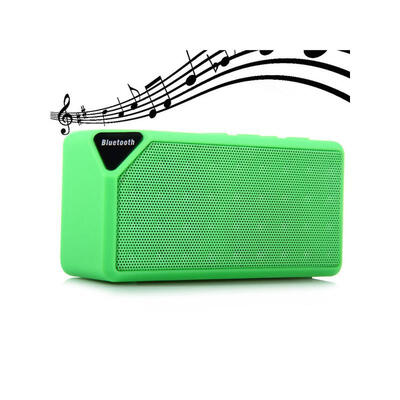 

Mini Bluetooth Wireless Speaker X3 TF USB FM Radio Portable Music Sound Box Subwoofer Loudspeakers with Mic for iOS Android