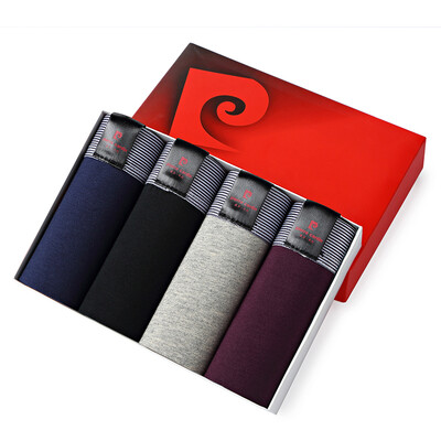 

Jingdong supermarket] Pierre Cardin (4) Men's underwear in the waist angle U convex four corners shorts  code