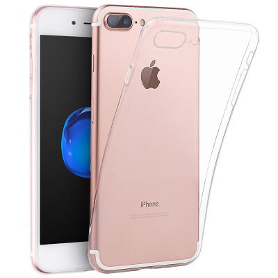 

Excellent plus iPhone7 plus mobile phone shell / protective cover Apple 7plus mobile phone sets silicone transparent anti-drop soft shell transparent