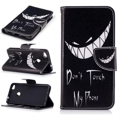 

Улыбка Дизайн искусственная кожа флип чехол Wallet карты держатель чехол для HUAWEI P8 Lite 2017