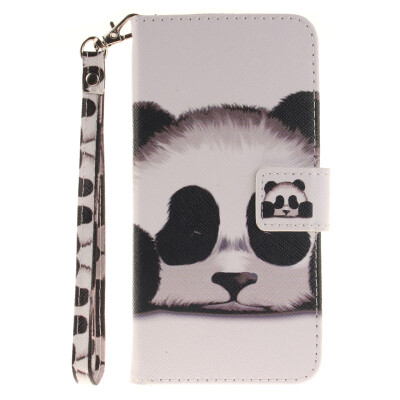 

Panda Design PU Leather Flip Cover Wallet Card Holder Case for LG G5