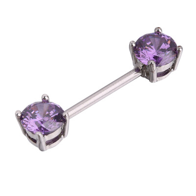 

1шт Rhinestone Кристалл хирургическая сталь сосков Бар кольцо пирсинг ювелирные изделия