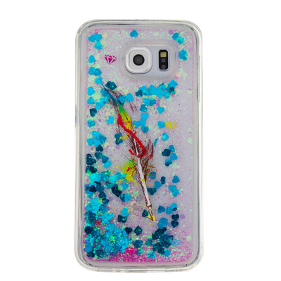 

Dynamic Quicksand Glitter Liquid Soft TPU Case Cover For SAMSUNG S6