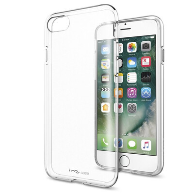 

Phantom (i-mu) Apple iPhone8 / iPhone7 чехол для телефона тонкий защитный чехол TPU для мобильных телефонов силиконовый прозрачный прозрачный корпус 4,7 дюйма прозрачный