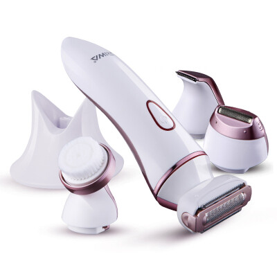 

Riwa 4 in 1 RF-1202 Lady Shaver Epilator Suit Multifunction Beauty Care Rechargeable Epilator for Bikini/ Face/ Body/ Underarm