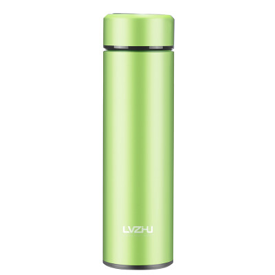 

Jingdong supermarket] green beads lvzhu 450ml food grade 304 stainless steel vacuum insulation cup with tea tea bubble tea cup K153 blue