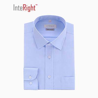 

INTERIGHT 100 cotton washing machine free hot shirt business men long sleeve white 41 yards