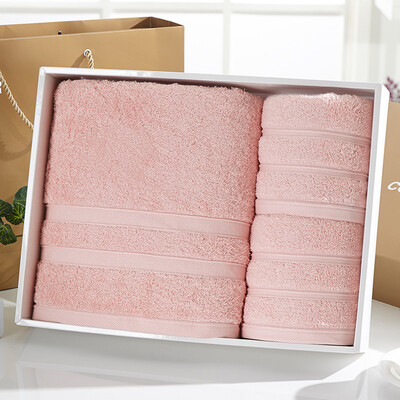 

Covator print knit wood fibre towel/bath towel 3pieces in one