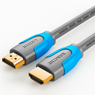

Shanze (SAMZHE) SM-J80 Позолоченная версия цифрового сигнала высокого разрешения HDMI с поддержкой разрешения 2k * 4k 3D-проектор / компьютер / телевизионный кабель 8 метров серый синий