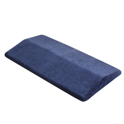 

Feitian memory cotton sleep lumbar pad side lumbar pillow lumbar cushion pregnant women bed lumbar triangle pillow navy blue