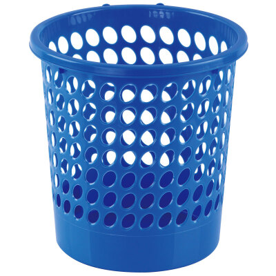 

COMIX diameter 245cm blue buckle durable round basket cleaning bucket trash office stationery L201