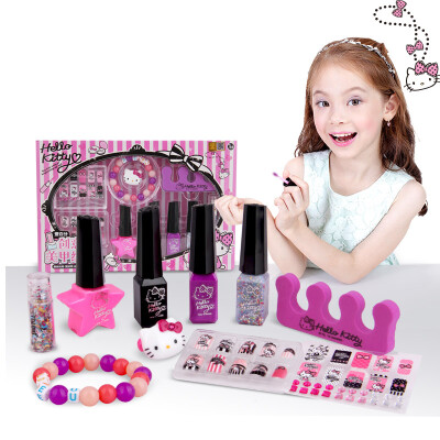 

Hello Kitty Cosmetics Make-up Set Nail Polish Nail polish Girl Make-up Gifts Girl Toys KT-8583