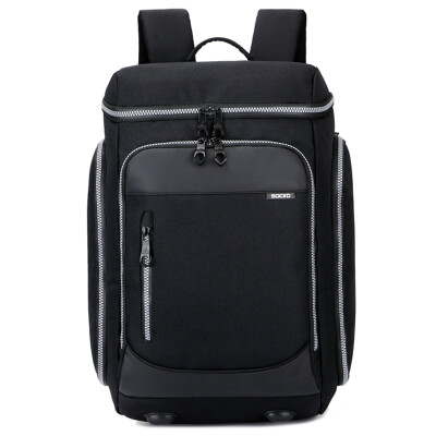 

Sanlango (SOCKO) computer bag 15.6 inch men and women fashion leisure multi-functional backpack backpack shoulder bag computer bag SH-677 black zipper