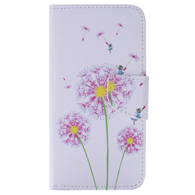 

Pink Dandelion Design Кожа PU откидной крышки Кошелек для карты Держатель для SAMSUNG J510 J52016