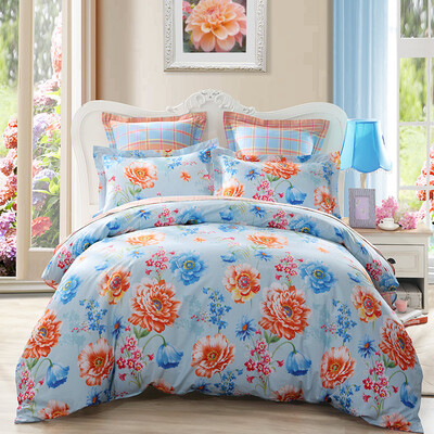 

LOVO cotton bed setbed kit duvet coverbedsheetpillowcase 18m bed