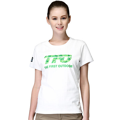

TFO T-shirt quick dry sweat breathable outdoor leisure T-shirt 613614 female models spring green