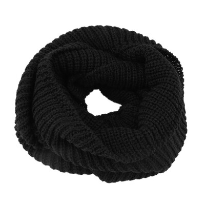 

Women's Winter Warm Infinity 2Circle Cable Knit Cowl Neck Long Scarf Shawl