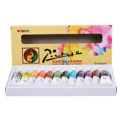 

Chenguang ( & G) LPL97612 Picasso Art Students Chinese Painting Paints 12 Colors / Boxes 5ml