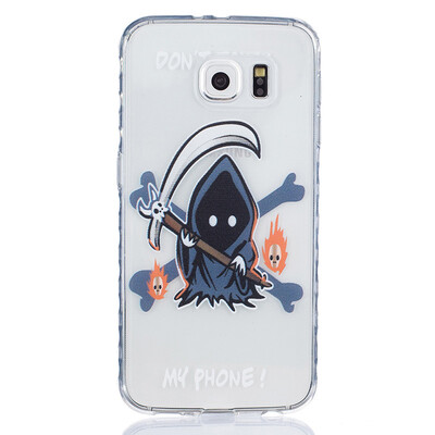 

Косой Pattern Мягкий тонкий ТПУ Резиновая крышка случая силикона геля для SAMSUNG GALAXY S6