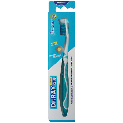 

Lei governance (Dr.RAY) cross soft hair toothbrush (reverse cross hair bristles) (with tongue coating clean soft brush) (send travel box) (color random