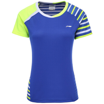 

Li Ning LI-NING AAYL106-1 Badminton Women&39s T-shirt Fantasy Blue