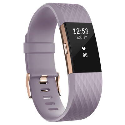 

Fitbit Charge 2 Smart Fashion Heart Rate Hand Ring Heart Rate Real-time Monitoring Automatic Sleep Record Call Display VO2Max Measurement Rose Gold Large