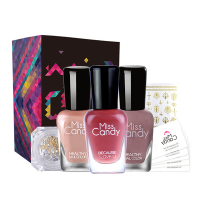 

Miss Candy Healthy Brushable Nail Polish Coffee House MCS257