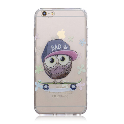 

Owl Pattern Soft Thin TPU Rubber Silicone Gel Case Cover for IPHONE 6 Plus6S Plus