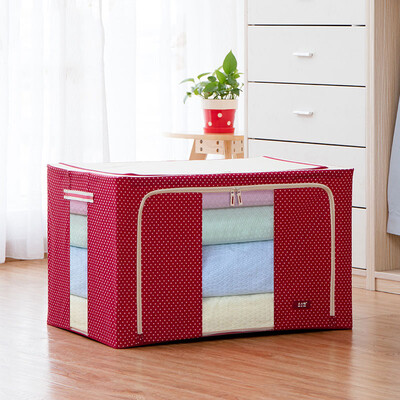 

Edeo EDO Oxford cloth clothes storage box large 56L storage box folding hundred-nano box TH1137