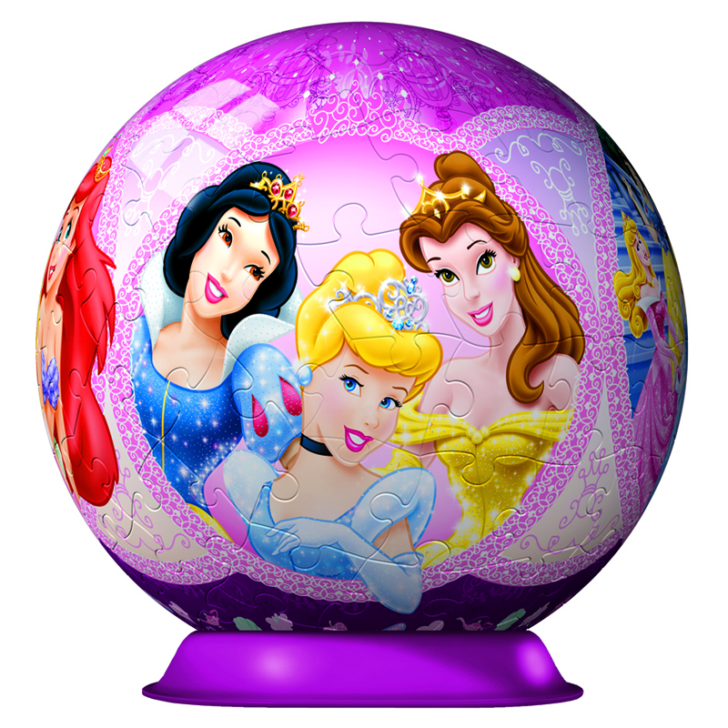 

Koch Германия Ravensburger бренда сборки детских игрушек просветители игрушка бой вставлены трехмерной головоломка мяч единорог-3D 72 RAVC121298