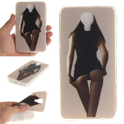 

Sexy Girls Pattern Soft Thin TPU Rubber Silicone Gel Case Cover for LG X Screen