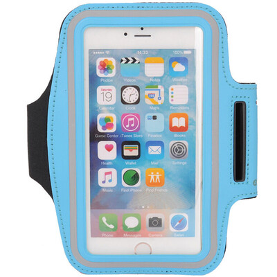 

Chi mobile running arm arm arm arm bracelet touch screen movement touch arm with wristband apple Huawei Samsung millet 58 inch sky blue