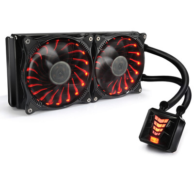 

PCCooler (PCCOOLER) сердечники замораживания (охлаждения мультиплатформенный / интегральная вода / 12см вентилятор смарт-синий / смазка в комплекте) 120 радиатора процессора