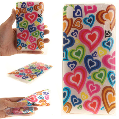 

Colorful love Pattern Soft Thin TPU Rubber Silicone Gel Case Cover for Lenovo K3 Note/A7000