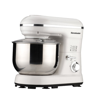 

Homeleader K12-011 Stand Mixer, 5-Speed Stainless Steel Food Mixer with 5L Bowl, 800W, White