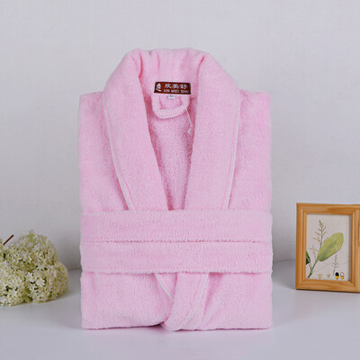 

Xinmeishu cotton bathrobe cut velvet robe soft absorbent thickening bathing suit cotton five-star hotel bathrobe spring summer autumn winter men&women pajamas outdoor swimming hot spring clothes