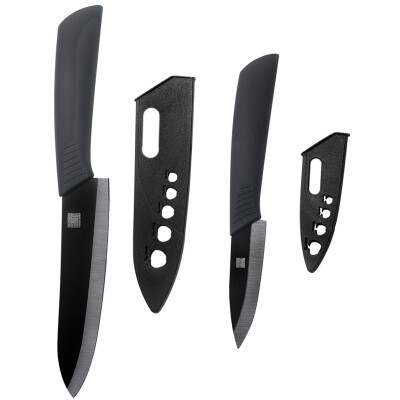 

XYJ 3" Paring 6" Chef Ceramic Knife+ Peeler 3pcs Kitchen Knives Sharp Cooking Knives Best Gifts