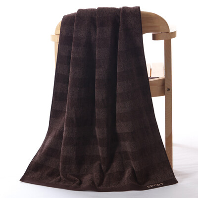 

Gold towel home textiles cotton satin color bath towel single strip brown 424g 135 75cm