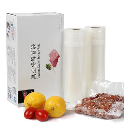 

TAILI Vacuum Packaging Machine Fresh-keeping Bag Food Grade PE Textured Vacuum Compression Bag Small Size 2 Pack 20cm 610cm