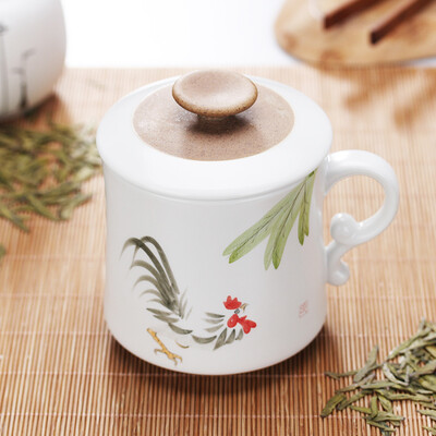 

Jay Chou Ceramics Cups Керамические чашки ручной работы с фильтрацией Керамические чашки Перчатки Мужское офисное чаепитие Куриные танцы