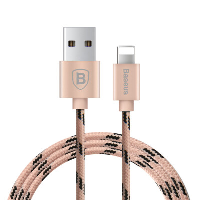 

Baseus) Apple phone charger line 1 meter for Apple iPhone6S / 6/7 Plus / 5S / 5 / SE ipad4 Air Pro Mini rose gold