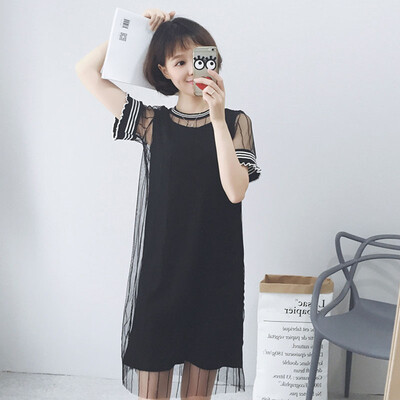

Long Yue Women&39s Net Yarn Casual Skirt Bottles Vest Dress Two-piece Set LWQZ173109 Black One Size