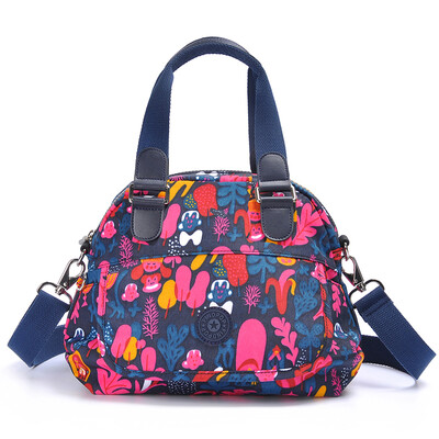 

Findpop handbag canvas handbag female nylon shell bag F12 colorful Hericium